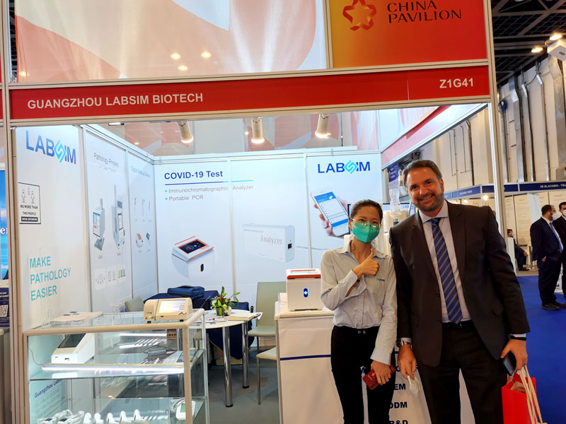 【展會(huì)迴(hui)顧】藍(lán)(lan)勃(bo)生物精(jing)綵亮相(xiang)2022 MEDLAB Middle East
